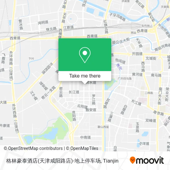 格林豪泰酒店(天津咸阳路店)-地上停车场 map