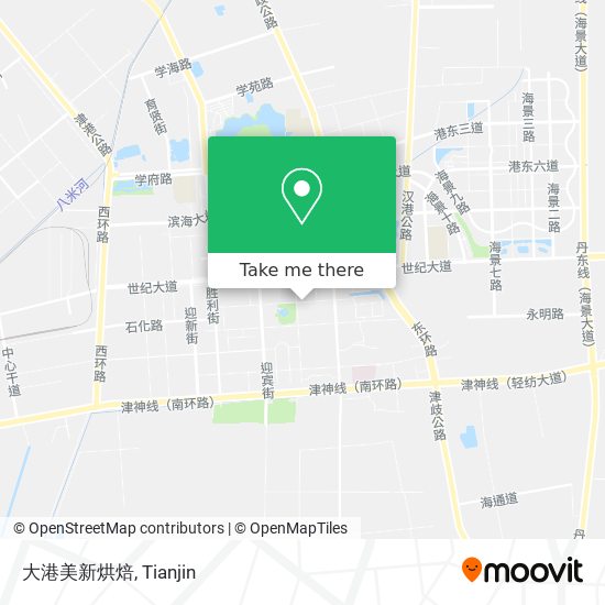 大港美新烘焙 map