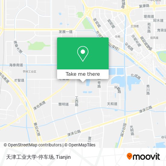 天津工业大学-停车场 map