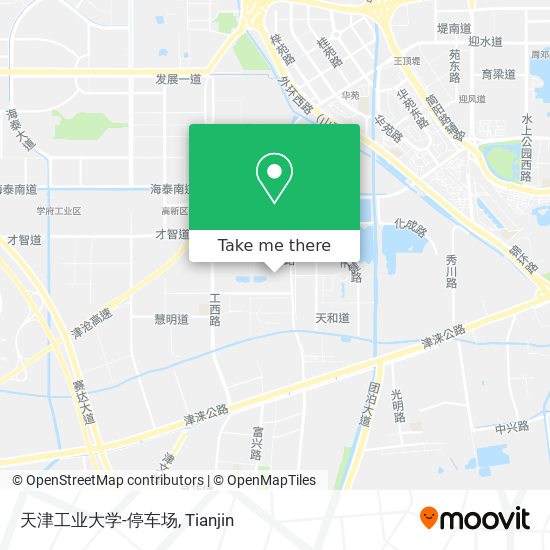 天津工业大学-停车场 map