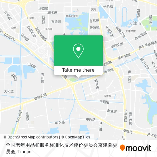 全国老年用品和服务标准化技术评价委员会京津冀委员会 map