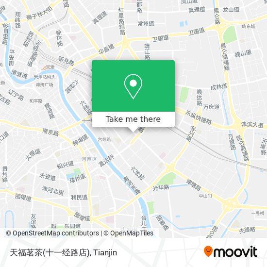 天福茗茶(十一经路店) map