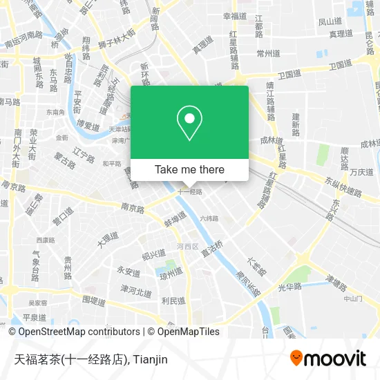 天福茗茶(十一经路店) map