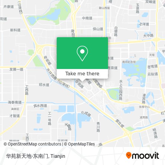 华苑新天地-东南门 map