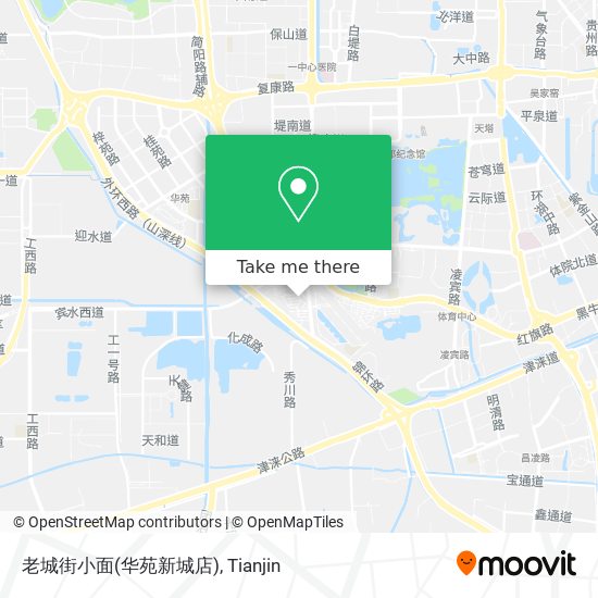 老城街小面(华苑新城店) map