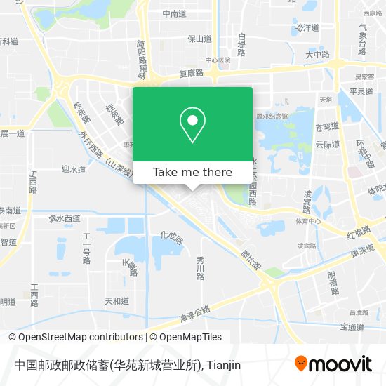中国邮政邮政储蓄(华苑新城营业所) map