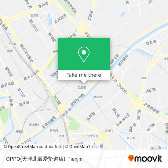 OPPO(天津北辰爱贤道店) map