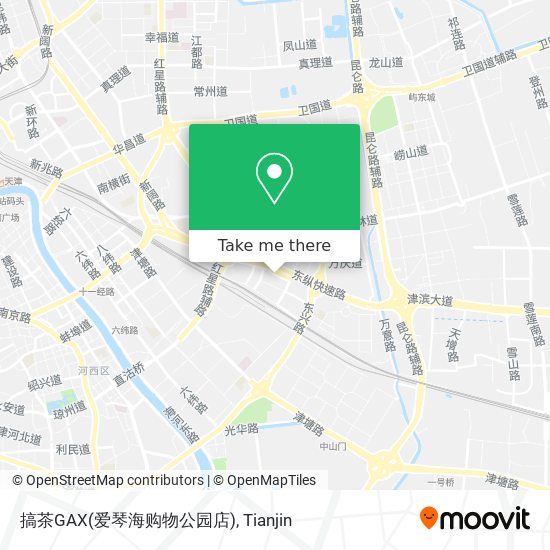 搞茶GAX(爱琴海购物公园店) map