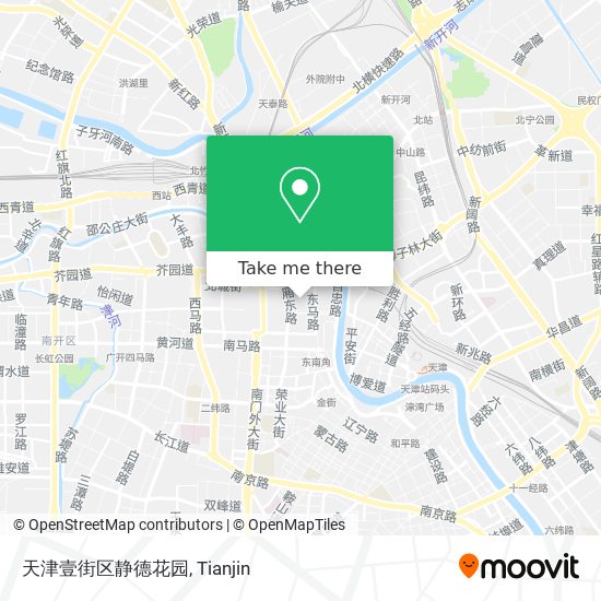 天津壹街区静德花园 map