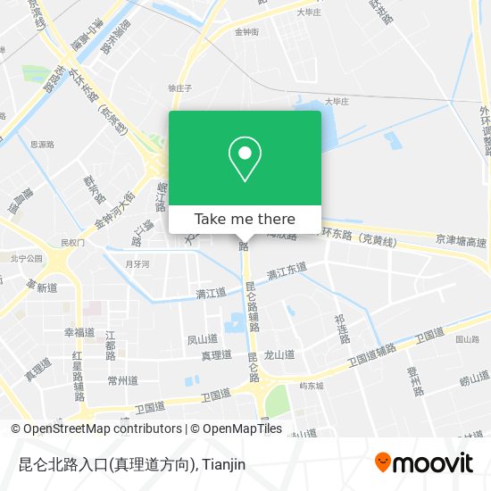 昆仑北路入口(真理道方向) map