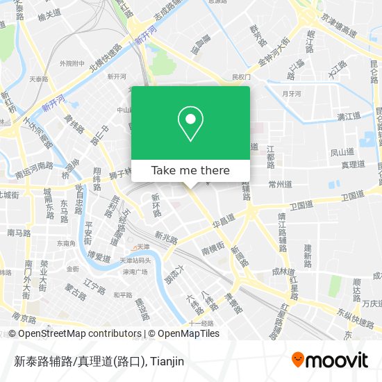 新泰路辅路/真理道(路口) map