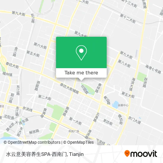 水云意美容养生SPA-西南门 map