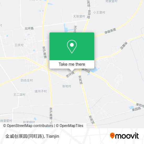 金威创展园(同旺路) map