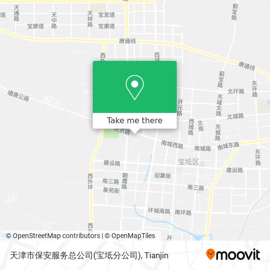 天津市保安服务总公司(宝坻分公司) map