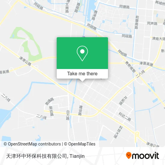 天津环中环保科技有限公司 map