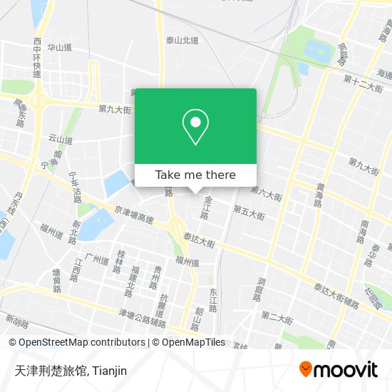 天津荆楚旅馆 map
