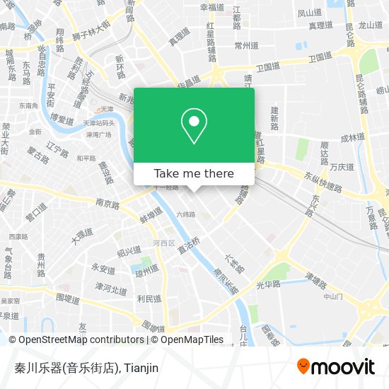 秦川乐器(音乐街店) map