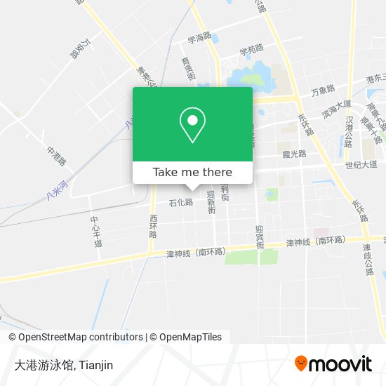 大港游泳馆 map