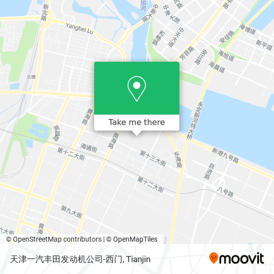天津一汽丰田发动机公司-西门 map