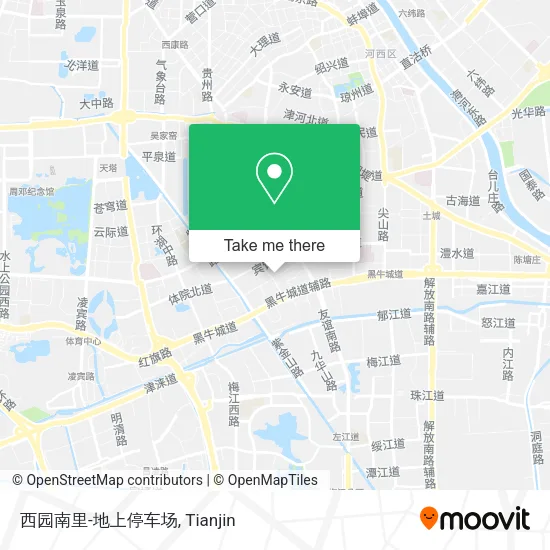 西园南里-地上停车场 map