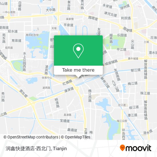 润鑫快捷酒店-西北门 map