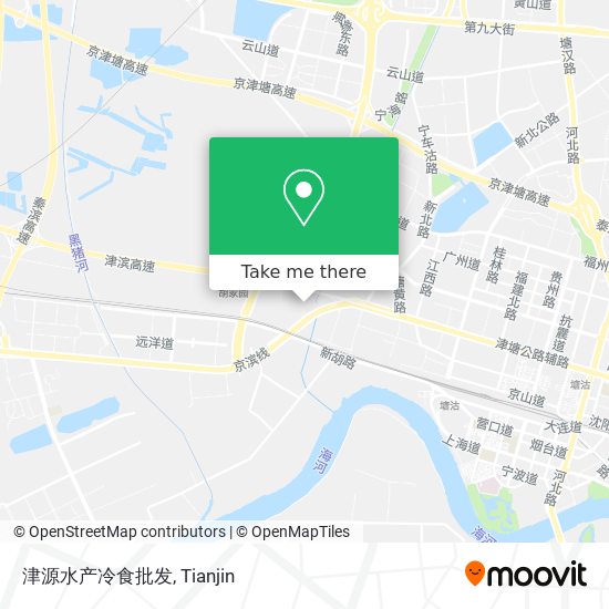 津源水产冷食批发 map