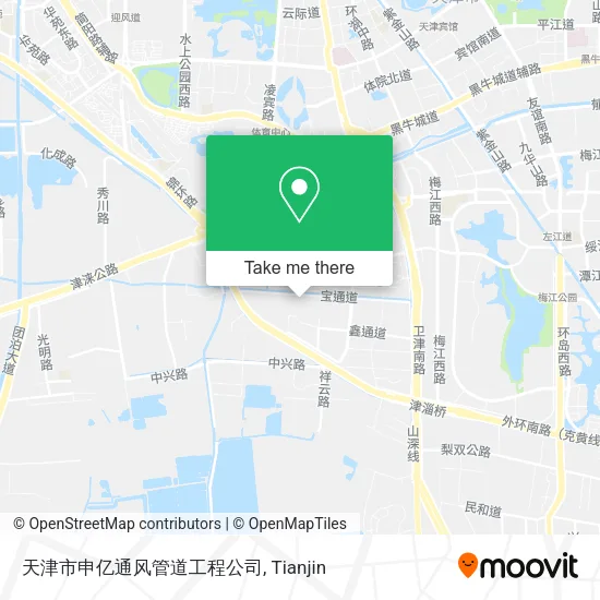 天津市申亿通风管道工程公司 map