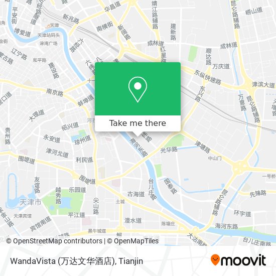 WandaVista (万达文华酒店) map