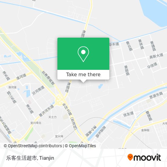 乐客生活超市 map