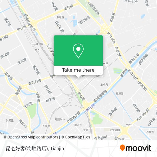 昆仑好客(均胜路店) map
