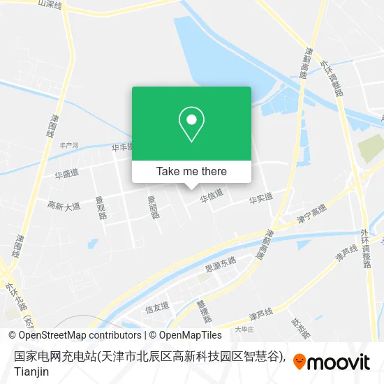 国家电网充电站(天津市北辰区高新科技园区智慧谷) map