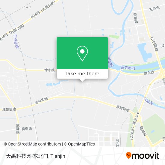 天禹科技园-东北门 map