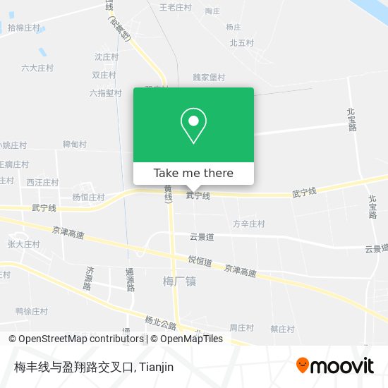 梅丰线与盈翔路交叉口 map