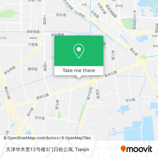 天津华木里12号楼3门日租公寓 map