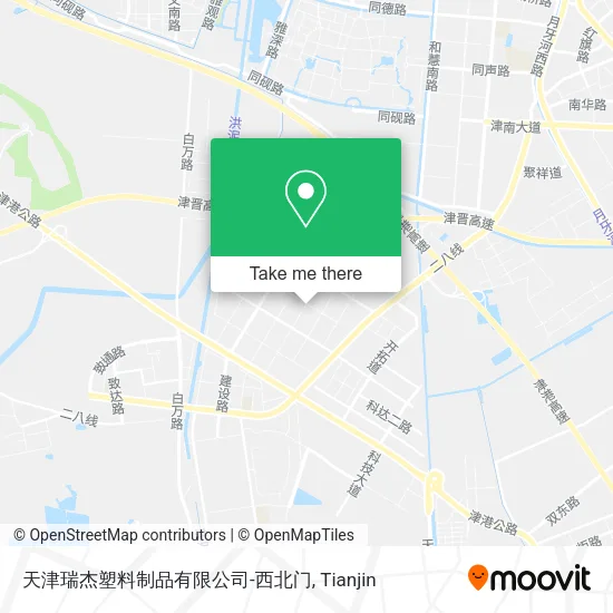天津瑞杰塑料制品有限公司-西北门 map
