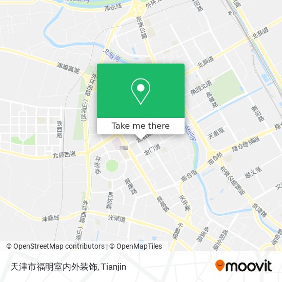 天津市福明室内外装饰 map