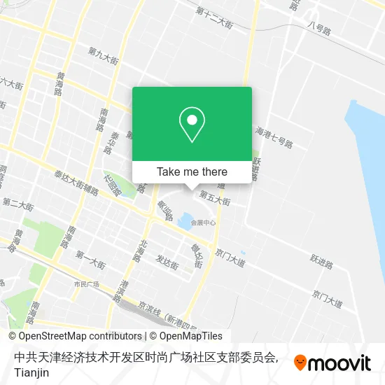中共天津经济技术开发区时尚广场社区支部委员会 map
