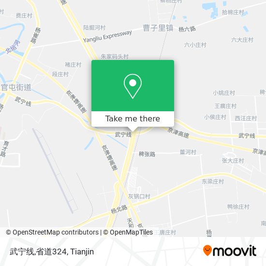 武宁线,省道324 map
