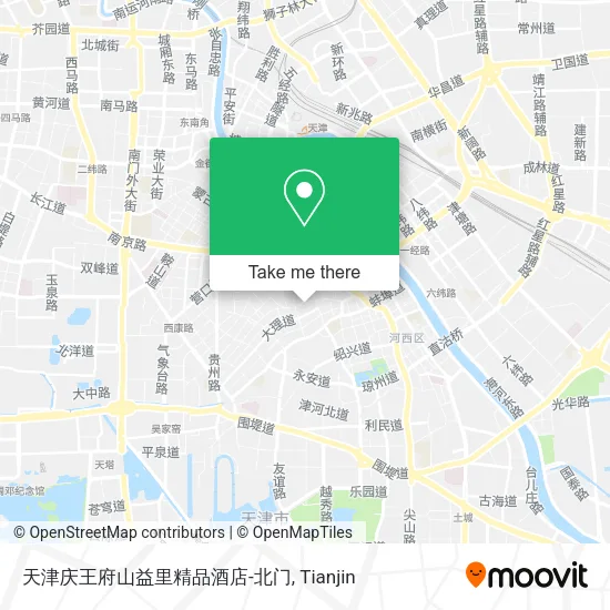 天津庆王府山益里精品酒店-北门 map