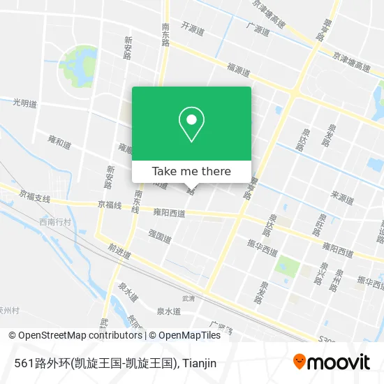 561路外环(凯旋王国-凯旋王国) map