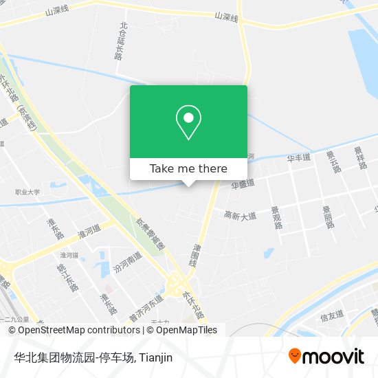 华北集团物流园-停车场 map