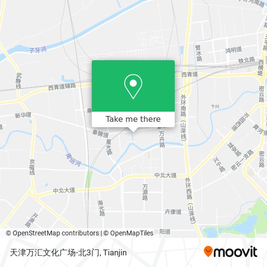 天津万汇文化广场-北3门 map