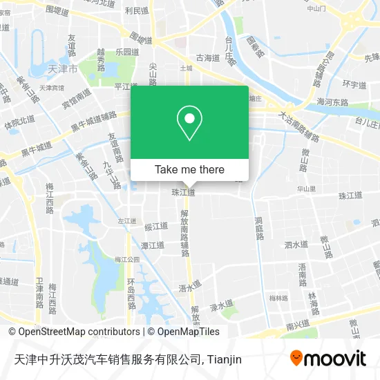 天津中升沃茂汽车销售服务有限公司 map