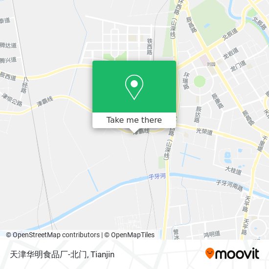 天津华明食品厂-北门 map