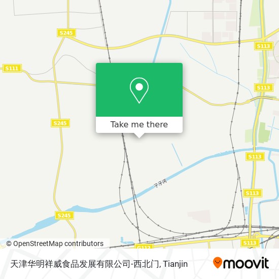 天津华明祥威食品发展有限公司-西北门 map