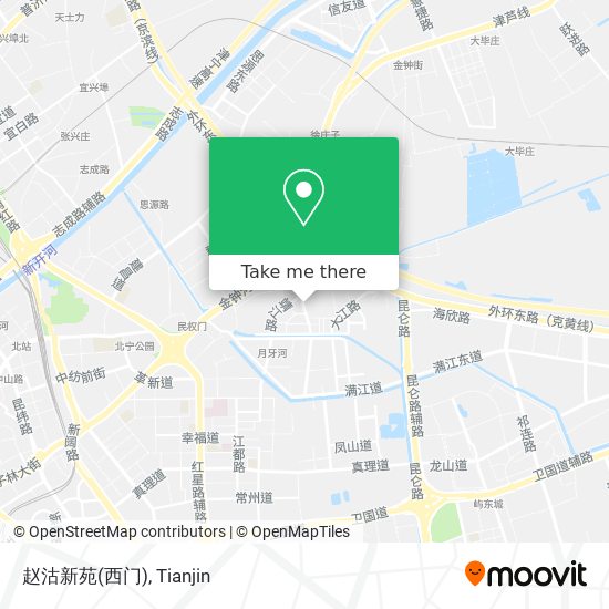 赵沽新苑(西门) map