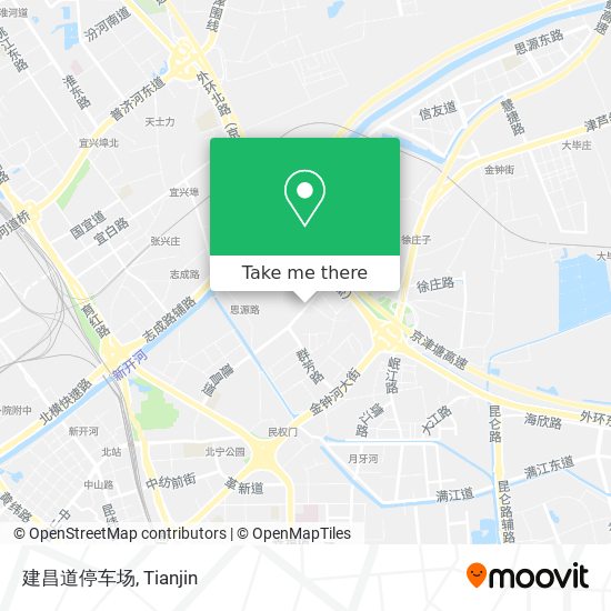 建昌道停车场 map