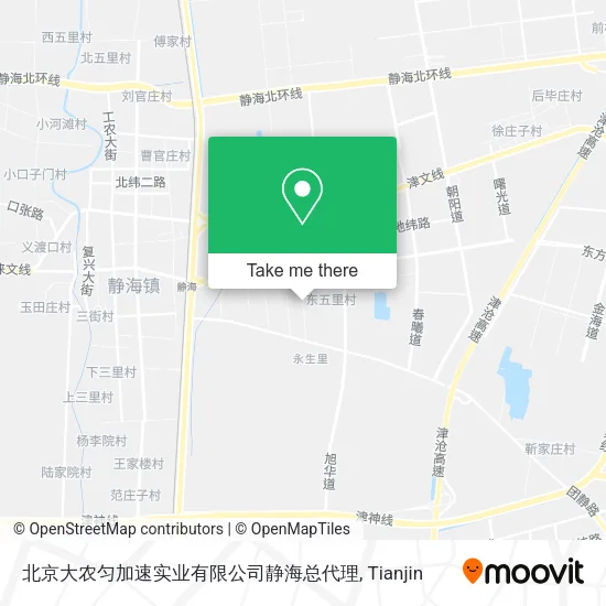 北京大农匀加速实业有限公司静海总代理 map