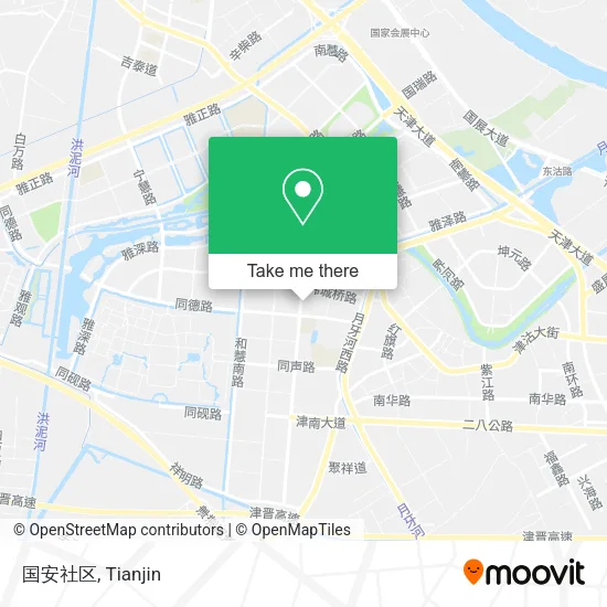 国安社区 map