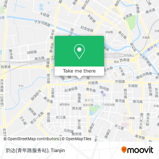 韵达(青年路服务站) map